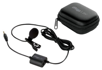 iRig Mic Lav Lavalier Microphone for Smartphones & Tablets - Professional Clip-on Mic for Recording, Podcasting & Video Calls