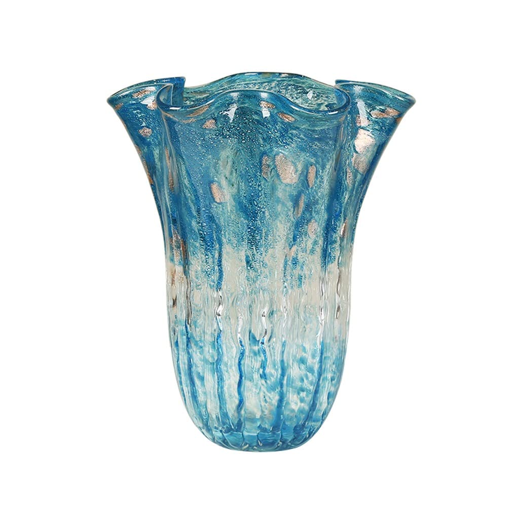 Elegant 30cm Glass Vase for Home Decor - Perfect for Dried Flowers & Floral Arrangements in Living Room, Bedroom, or Wedding Centerpieces
