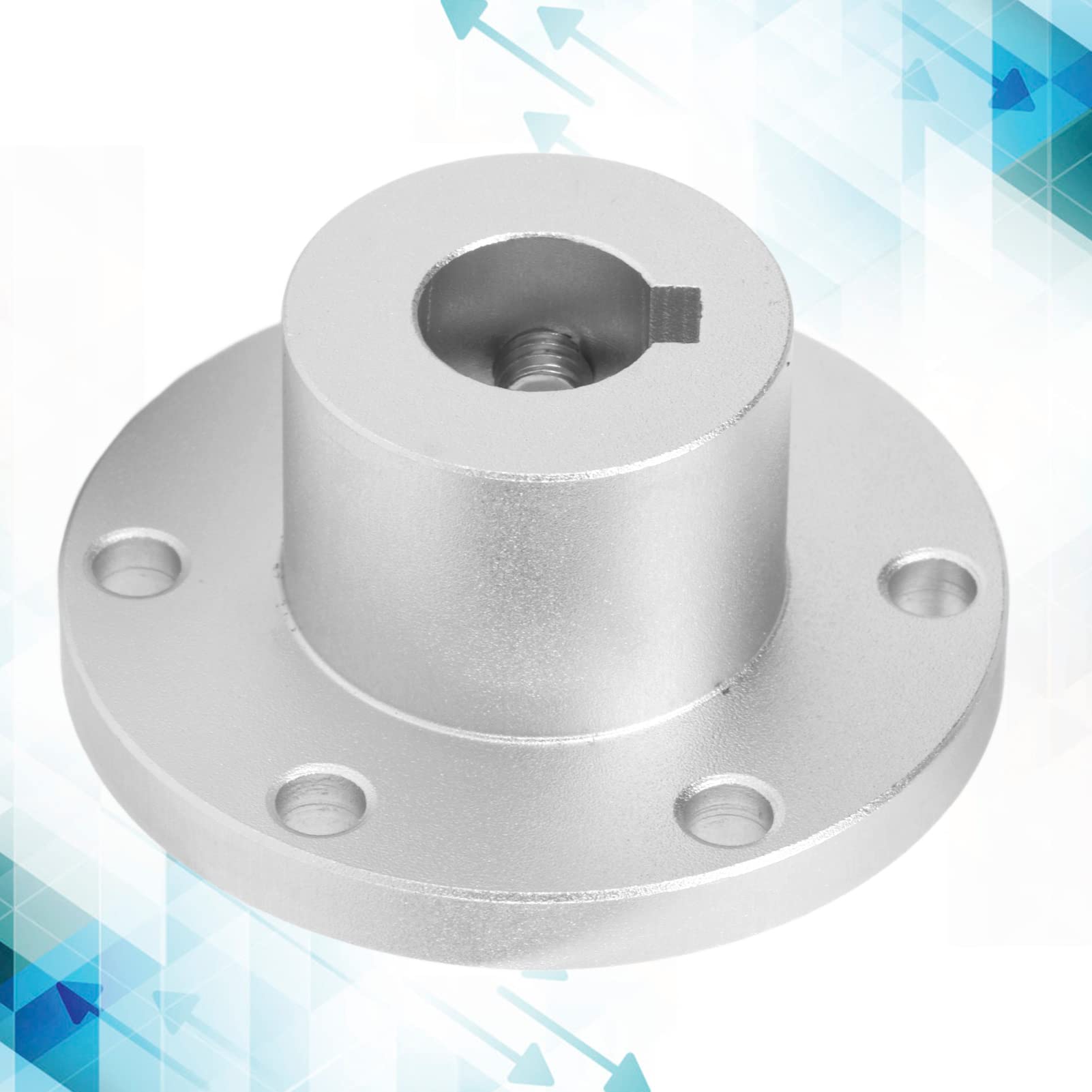 Alomejor 14mm Metal RC Flange Coupling - High Strength Shaft Connector for RC Cars, Drones & Robotics (Perfect for DIY RC Accessories & Mechanical Projects)