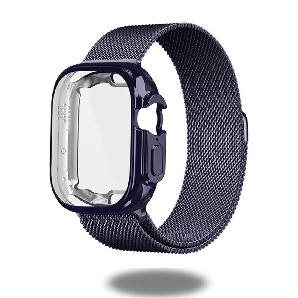 Durable Metal Mesh Loop with Shockproof TPU Case - Compatible with iPhone 14/13/12 Series - Perfect for Gym, Running & Outdoor Activities