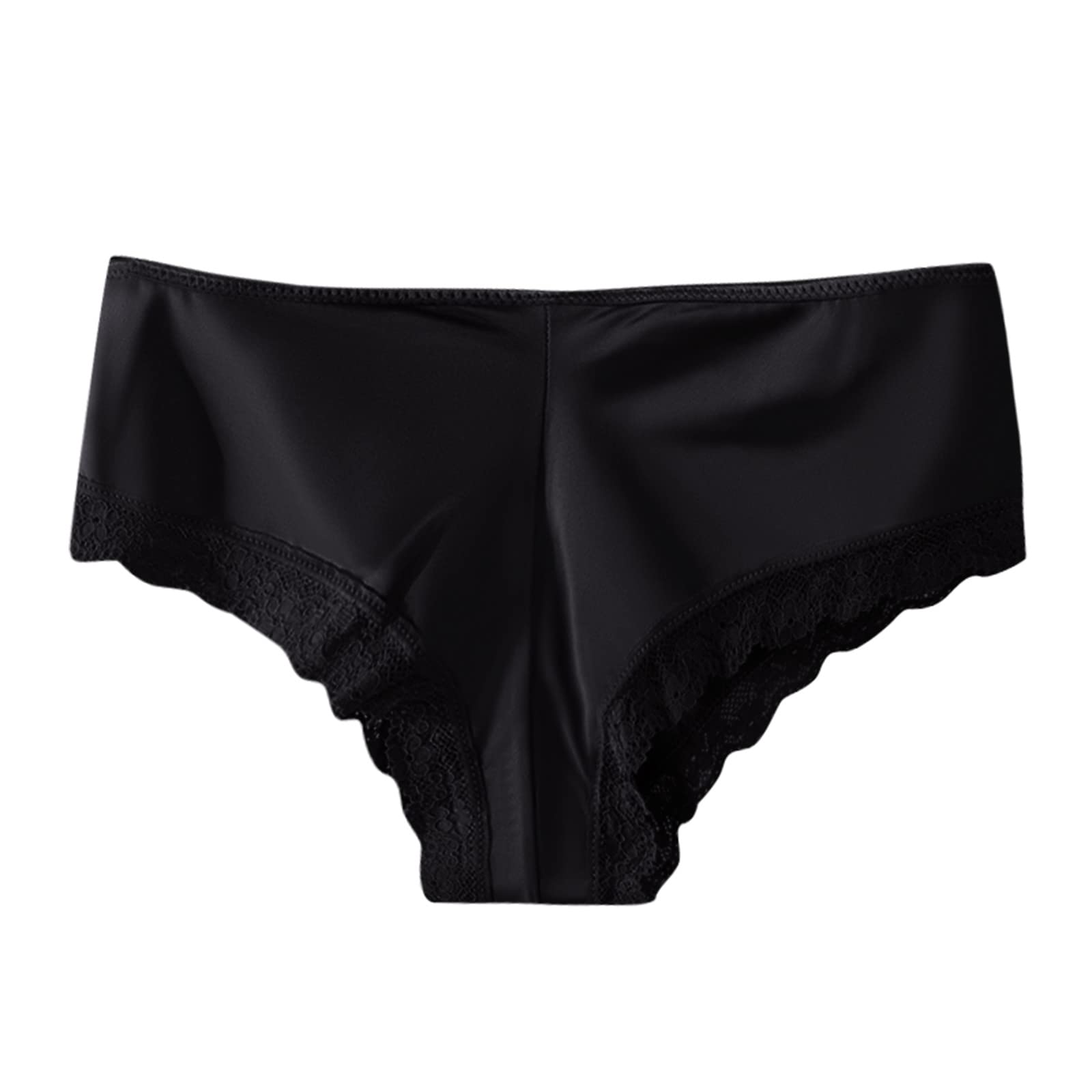 Women's Cotton Bikini Panties - Soft Lace Hipster Underwear with Stretch - Breathable Full Briefs & Thongs for Everyday Comfort - Perfect for Work, Yoga & Sleep