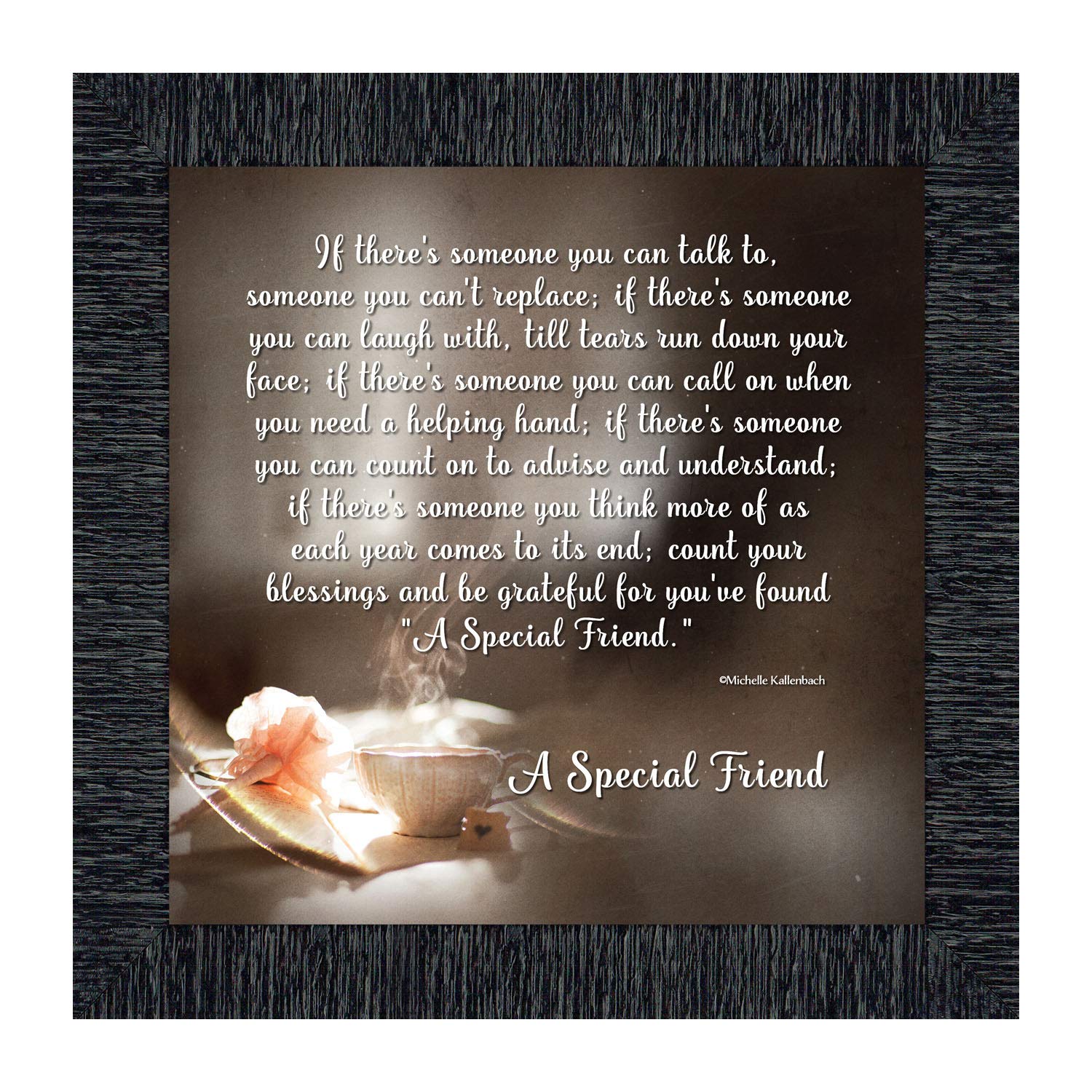 Crossroads Home Décor Best Friend Picture Frame - Perfect Birthday Gift for Best Friends, Ideal for Home, Office, or Dorm Room Décor