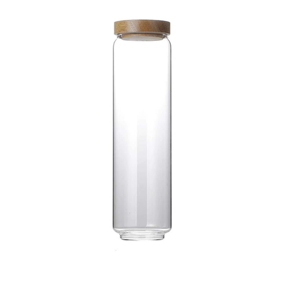 Premium Hector Kitchen Canisters with Airtight Bamboo Lids - 3-Piece Set for Flour, Sugar & Coffee Storage | Perfect for Pantry Organization & Countertop Decor