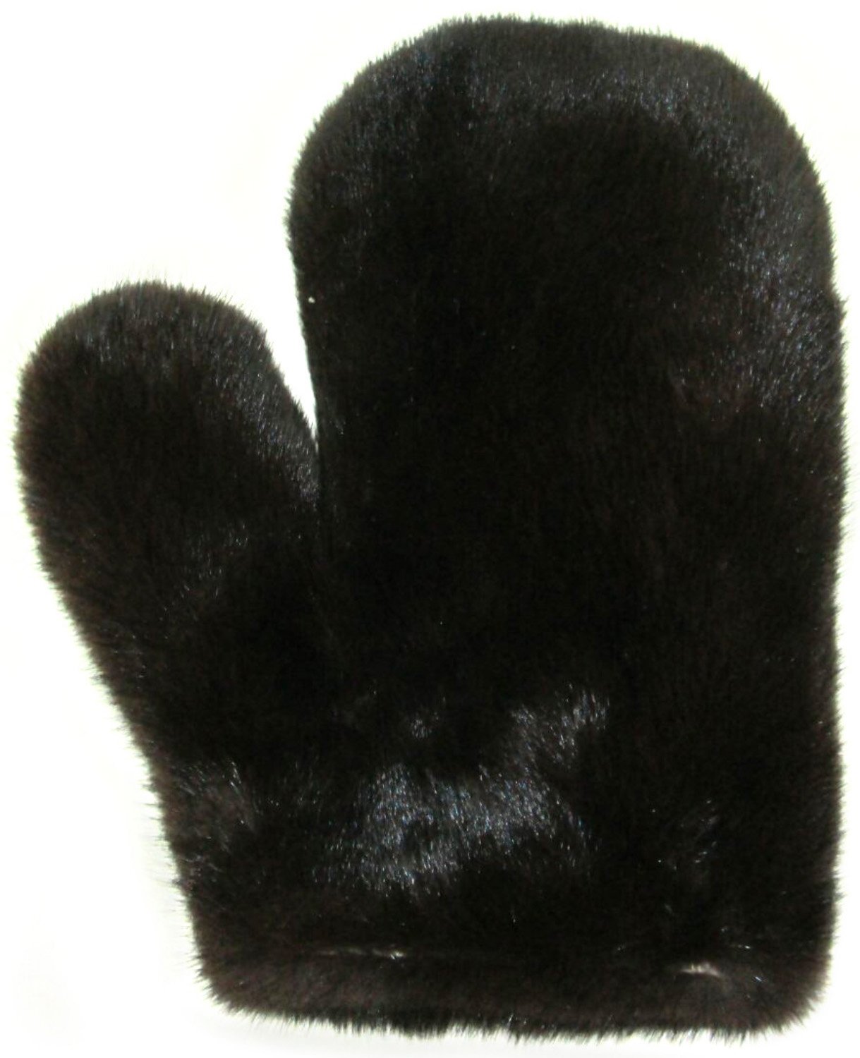 Double Sided Mahogany Mink Love Massage Mittens - Exfoliating & Moisturizing Gloves for Spa, Couples Massage & Skin Care at Home