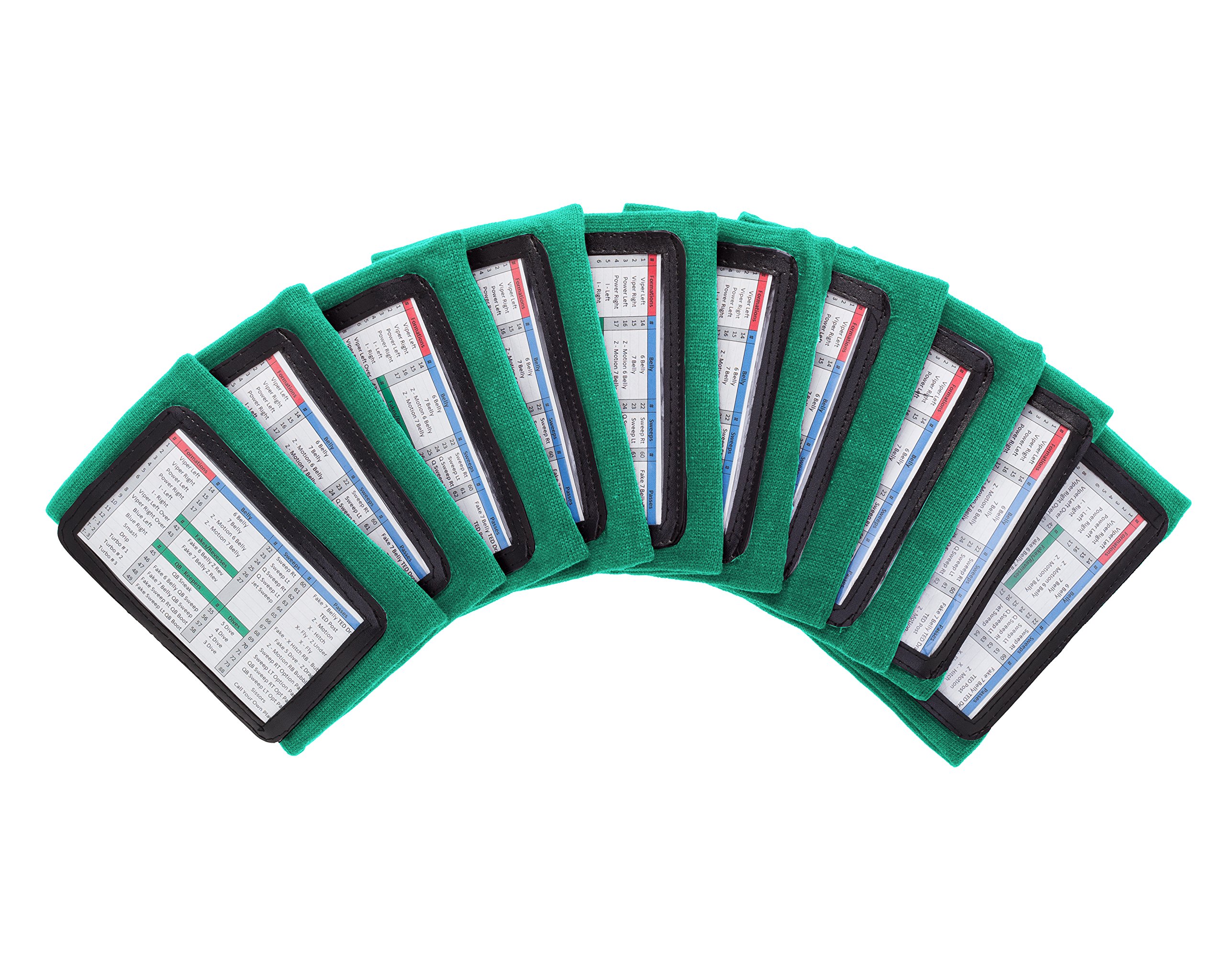 WristCoaches Football Play Wristbands - Youth Quarterback Training Gear - Waterproof Playbook Wristbands - Softball & Football Signal Bands for Coaches & Players - Perfect for Practice, Games & Team Communication
