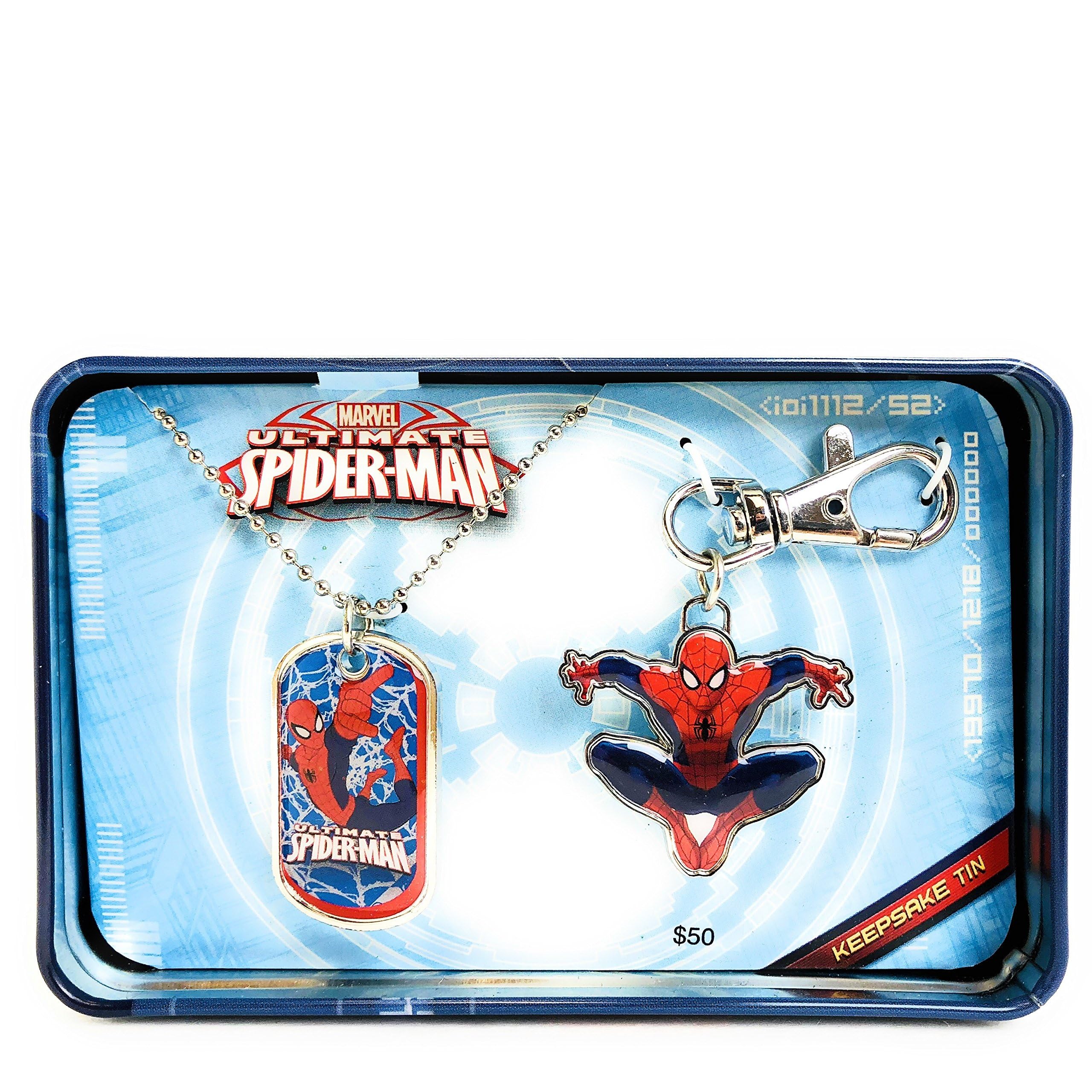 Marvel Spider-Man 2-Piece Gift Set with Collectible Tin Box - Perfect for Birthday Gifts, Christmas Presents & Superhero Fans
