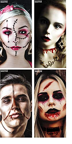 Zipper, Stitches, Gore, Blood (4 Kits)