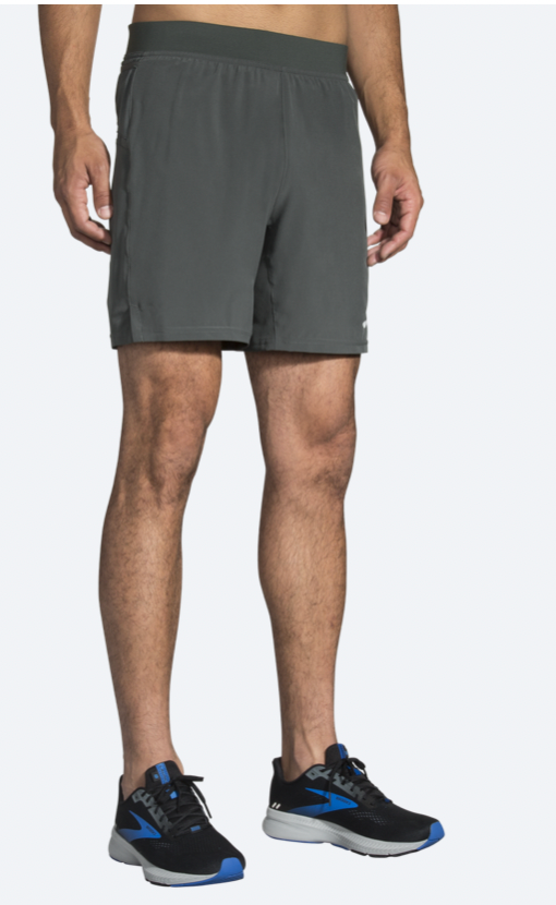 Brooks Sherpa 7 Running Shorts for Men - Lightweight Performance Workout Shorts with Pockets - Ideal for Jogging, Gym Training & Outdoor Activities