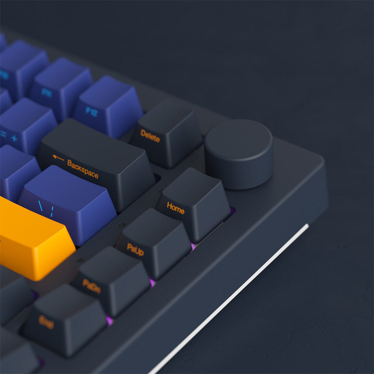 Akko 5075B Plus SP Horizon 75% RGB Wireless Mechanical Keyboard with Creamy Yellow Switches - Perfect for Gaming, Typing & Office Work