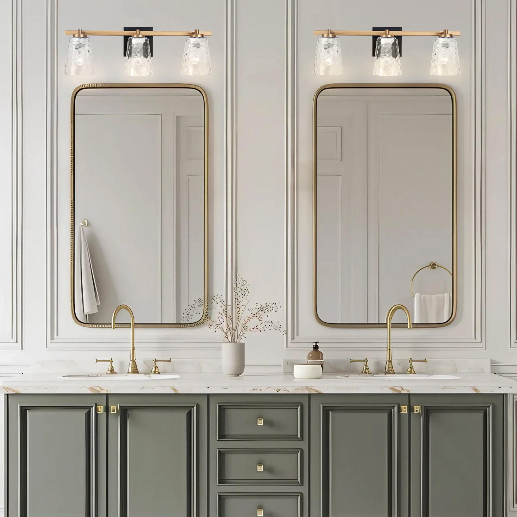 Radiance Modern 3-Light Dimmable Vanity Light - Bathroom Makeup Mirror Lighting Fixture for Bedroom, Dressing Room & Powder Room