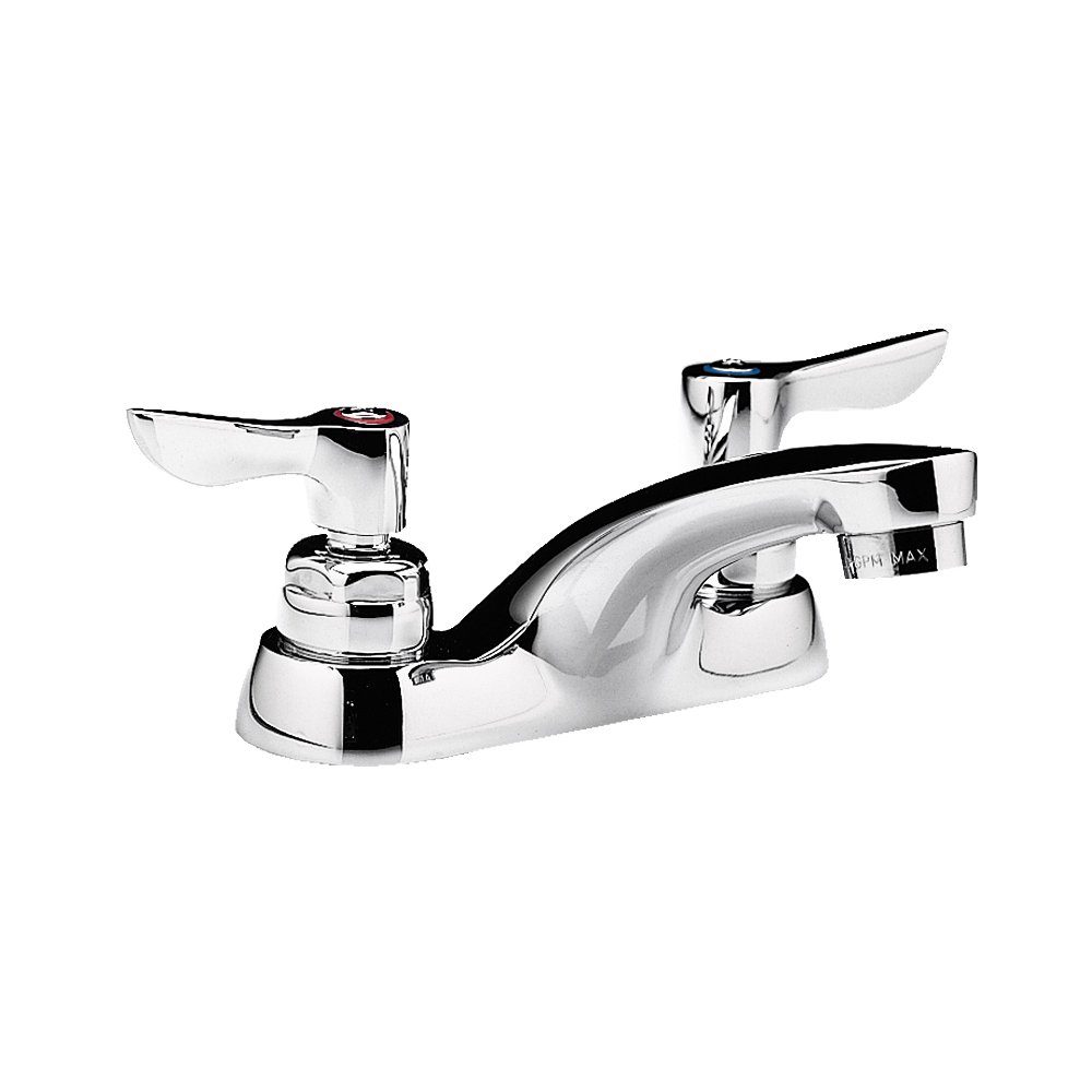 American Standard 550.0145.002 Monterrey 0.5 GPM Centerset Bathroom Faucet with VR Metal Lever Handles - Polished Chrome Finish, Water-Saving Design - Perfect for Modern Bathrooms & Powder Rooms