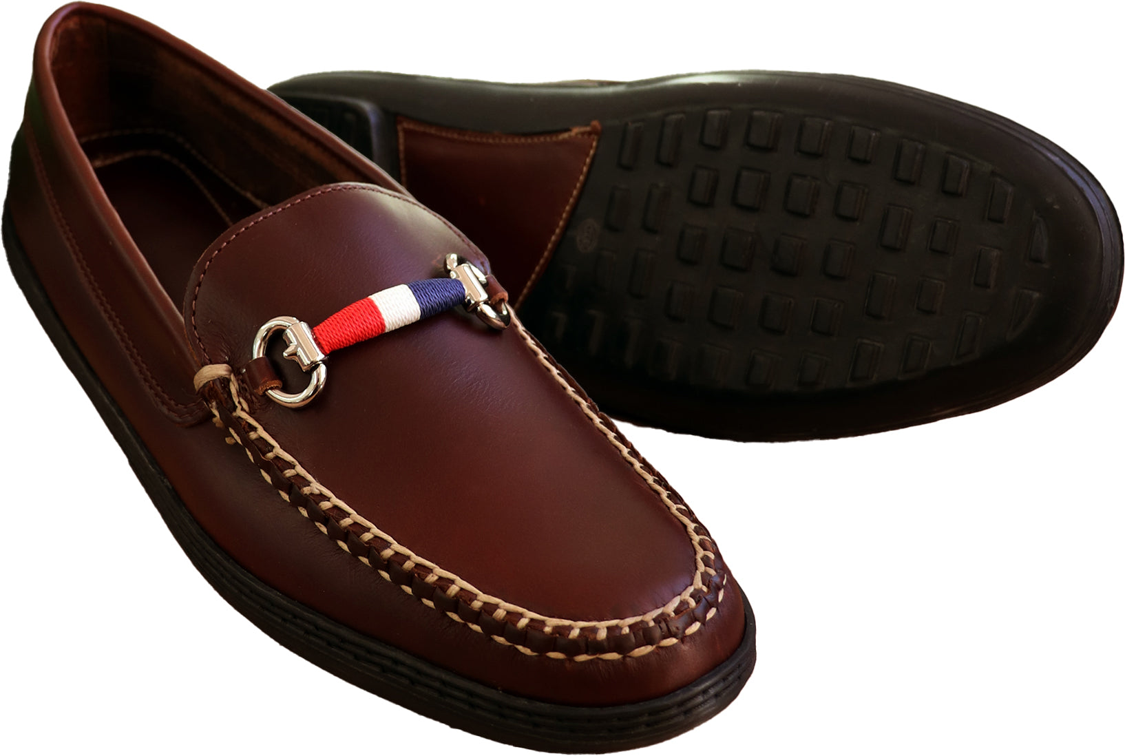 Briar Men's Driving Shoes with USA Bridge Bit - Comfortable Loafers for Casual Wear & Driving