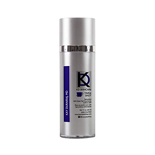 KD Triple Shot Serum - Anti-Aging Face Serum with Hyaluronic Acid & Vitamin C for Glowing Skin | Day & Night Moisturizer for Women & Men