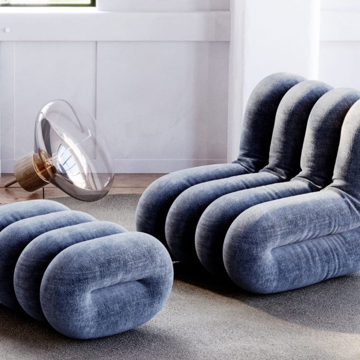 Carrara Lounge Chair - Modern Accent Chair for Living Room, Bedroom, or Office - Comfortable & Stylish Seating for Relaxing & Reading