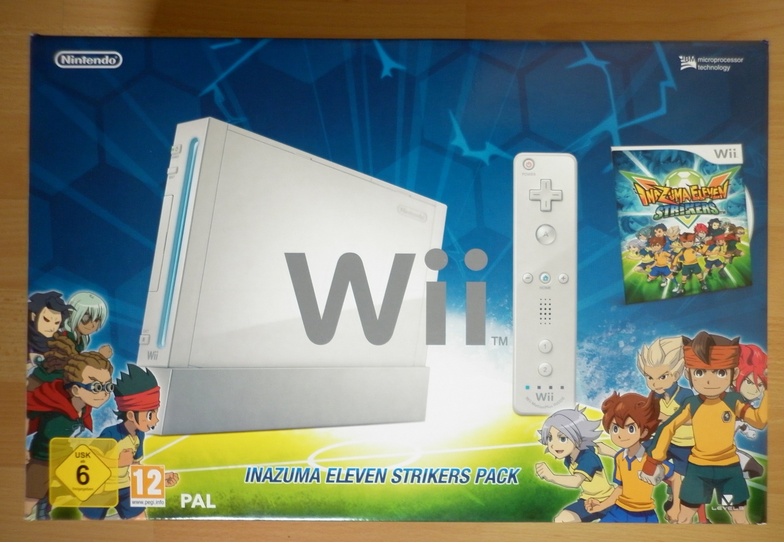 Nintendo Wii White Console - Limited Edition 'Inazuma Eleven: Strikers' Bundle | Perfect for Family Gaming & Soccer Fans