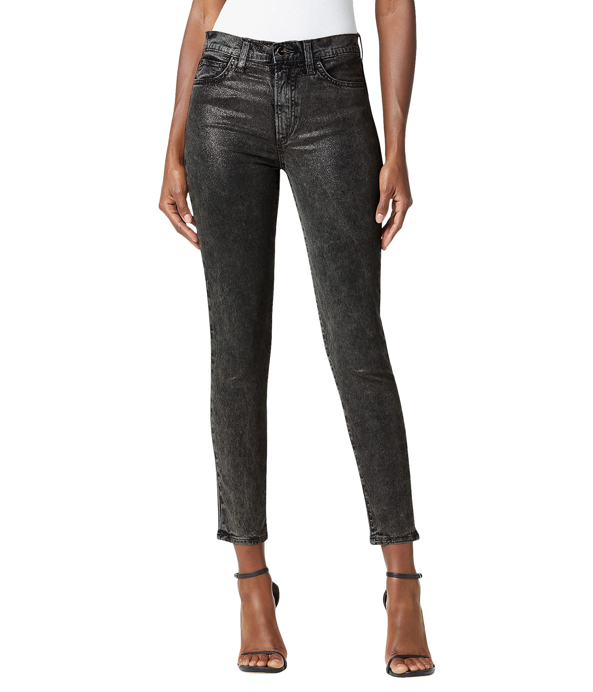 Joe's Jeans The Charlie Ankle Black Women's Skinny Jeans Size 26 28 | High Waist Stretch Denim Pants for Casual Wear & Night Out