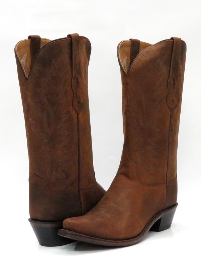 Old West LF1511 Women's Western Cowgirl Boots - Brown Snip Toe with Medallion Detail | Perfect for Country Dancing, Rodeos & Western Fashion