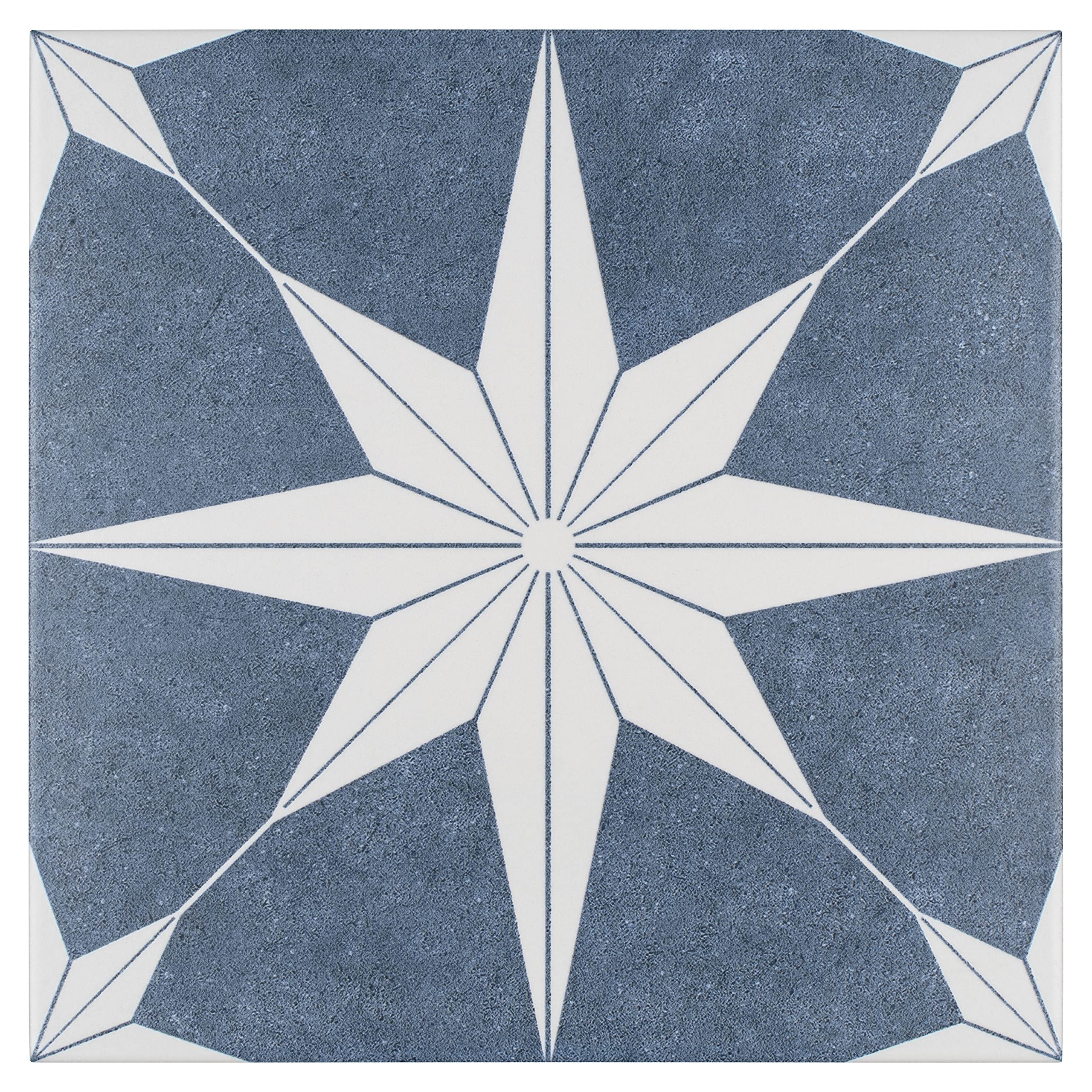 Merola Tile Stella Day 9.75x9.75 Inch Porcelain Floor and Wall Tile - Perfect for Bathroom, Kitchen Backsplash, and Shower Renovation