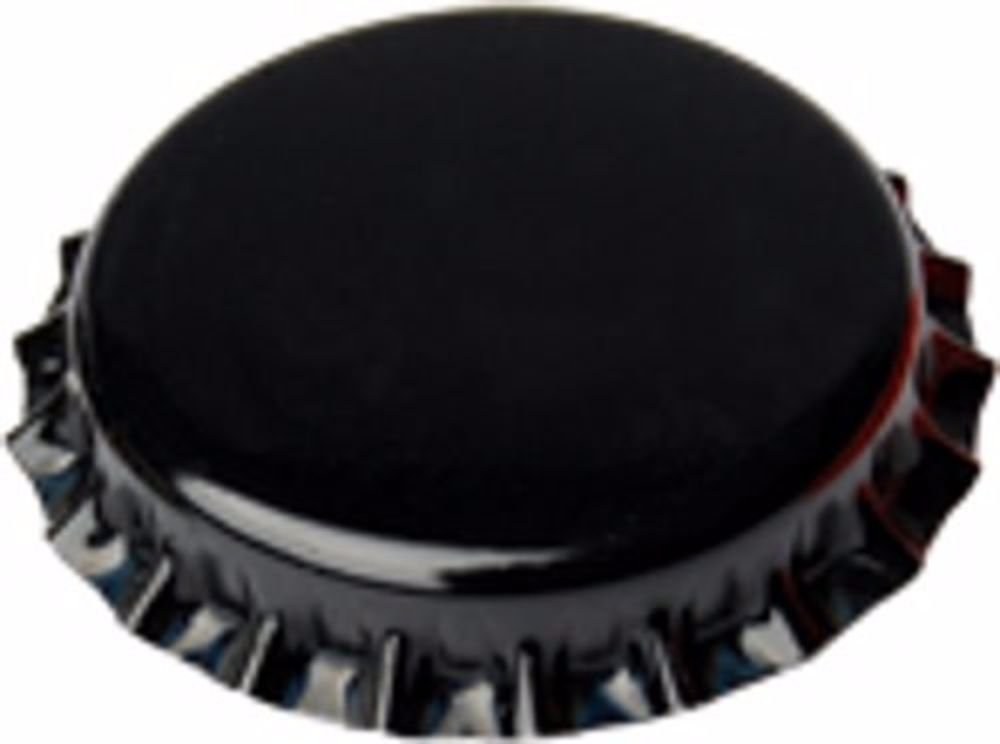 26mm Black Crown Caps for Bottles - Pack of 100 | Home Brewing, Beer Making & Bottling Supplies for DIY Craft Beer Enthusiasts