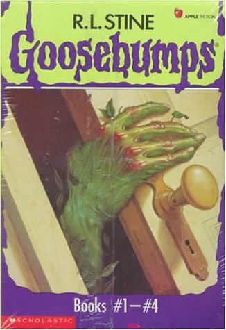 Goosebumps Boxed Set Books 1-4: Welcome to Dead House, Stay Out of the Basement, Monster Blood & Say Cheese and Die! - Scary Book Collection for Kids & Teens - Perfect for Halloween Reading & Spooky Story Nights