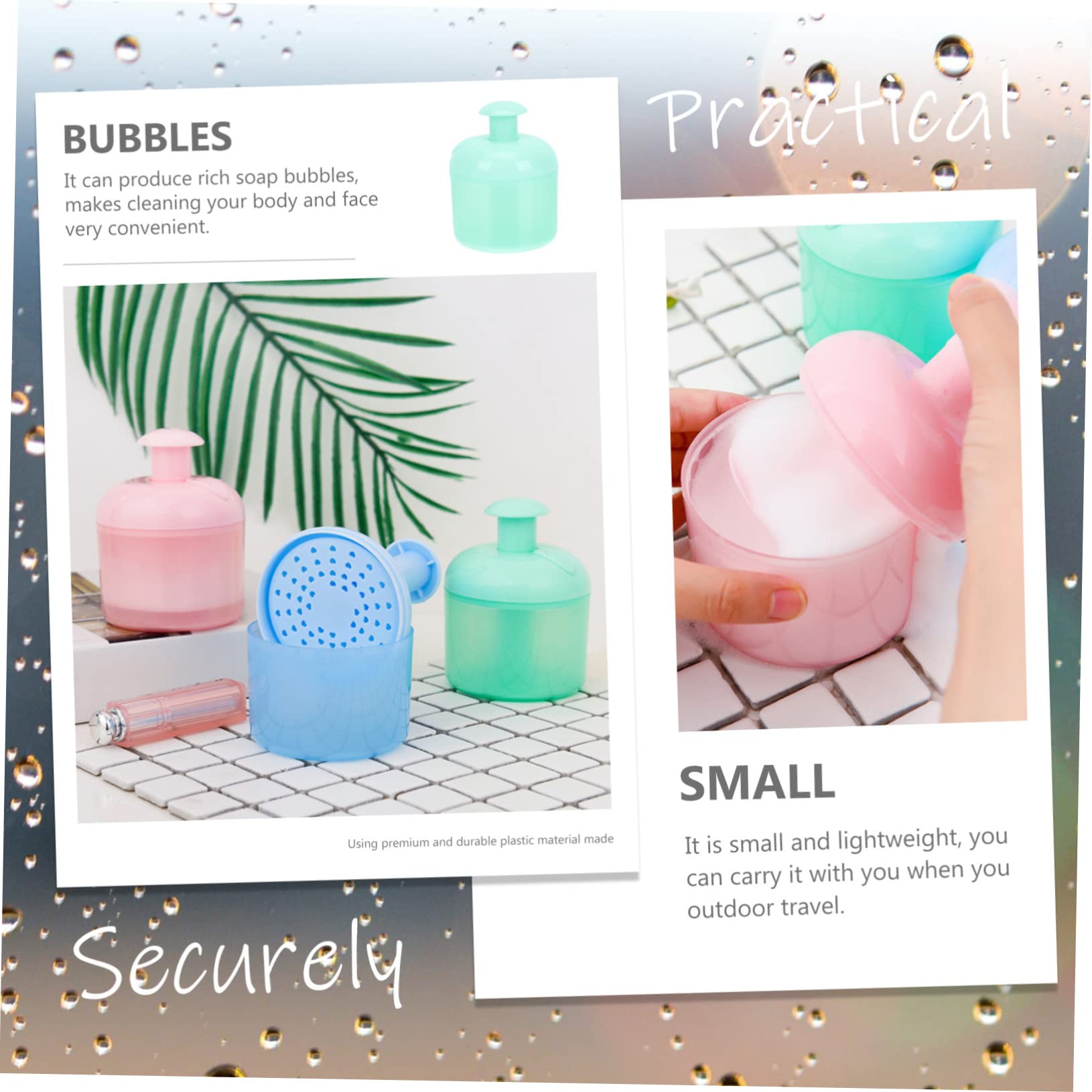 3PCS Facial Foamers - Bubble Foam Cup for Deep Cleansing | Face Wash Bubble Maker | Rich Foam Soap Dispenser | Perfect for Skincare Routine & Spa Day at Home