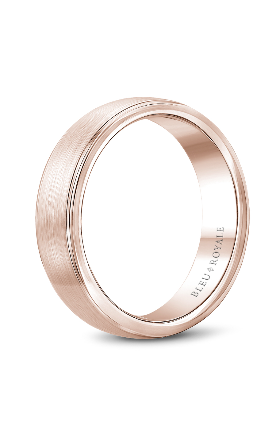 Bleu Royale Men's Wedding Band Ring RYL 004R65 - 14K Gold Plated Tungsten Carbide Comfort Fit for Men - Perfect for Weddings, Anniversaries & Special Occasions