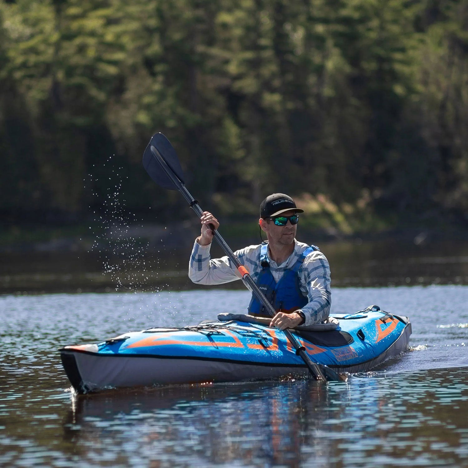AdvancedFrame Expedition Elite Inflatable Kayak - Lightweight & Portable for Outdoor Adventures - Perfect for Lakes, Rivers & Camping Trips