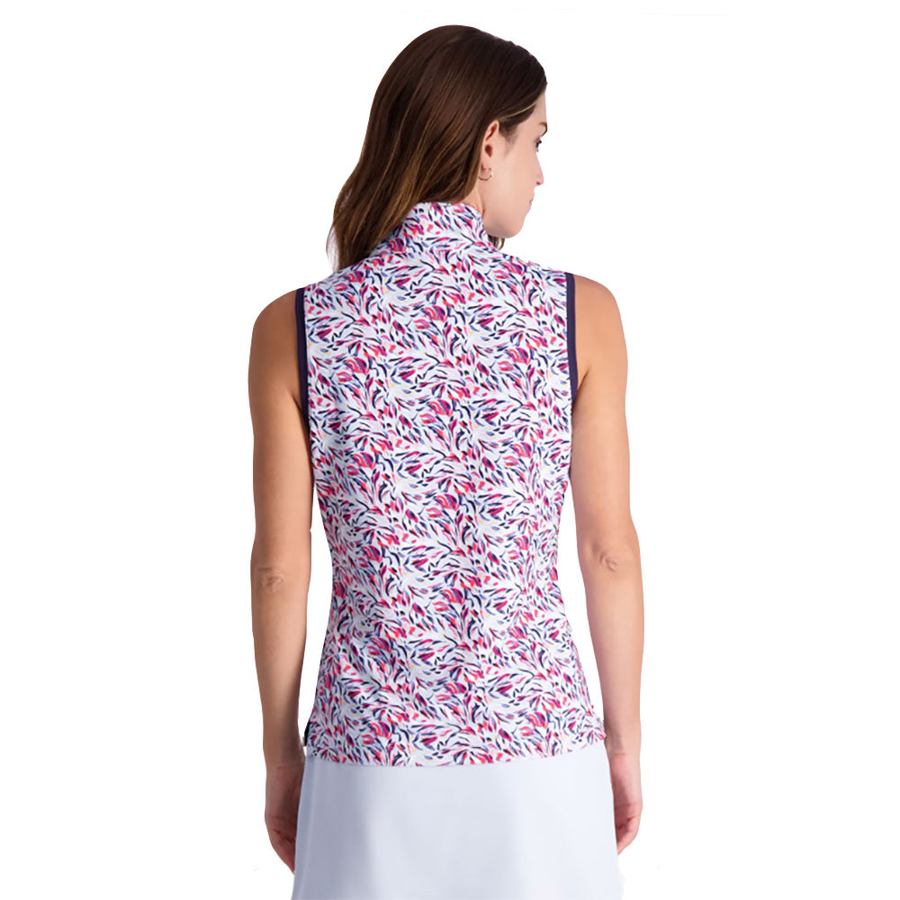 Fairway & Greene Darcy Sleeveless Women's Golf Polo Shirt - Moisture Wicking & UV Protection for Hot Weather Golfing & Outdoor Sports