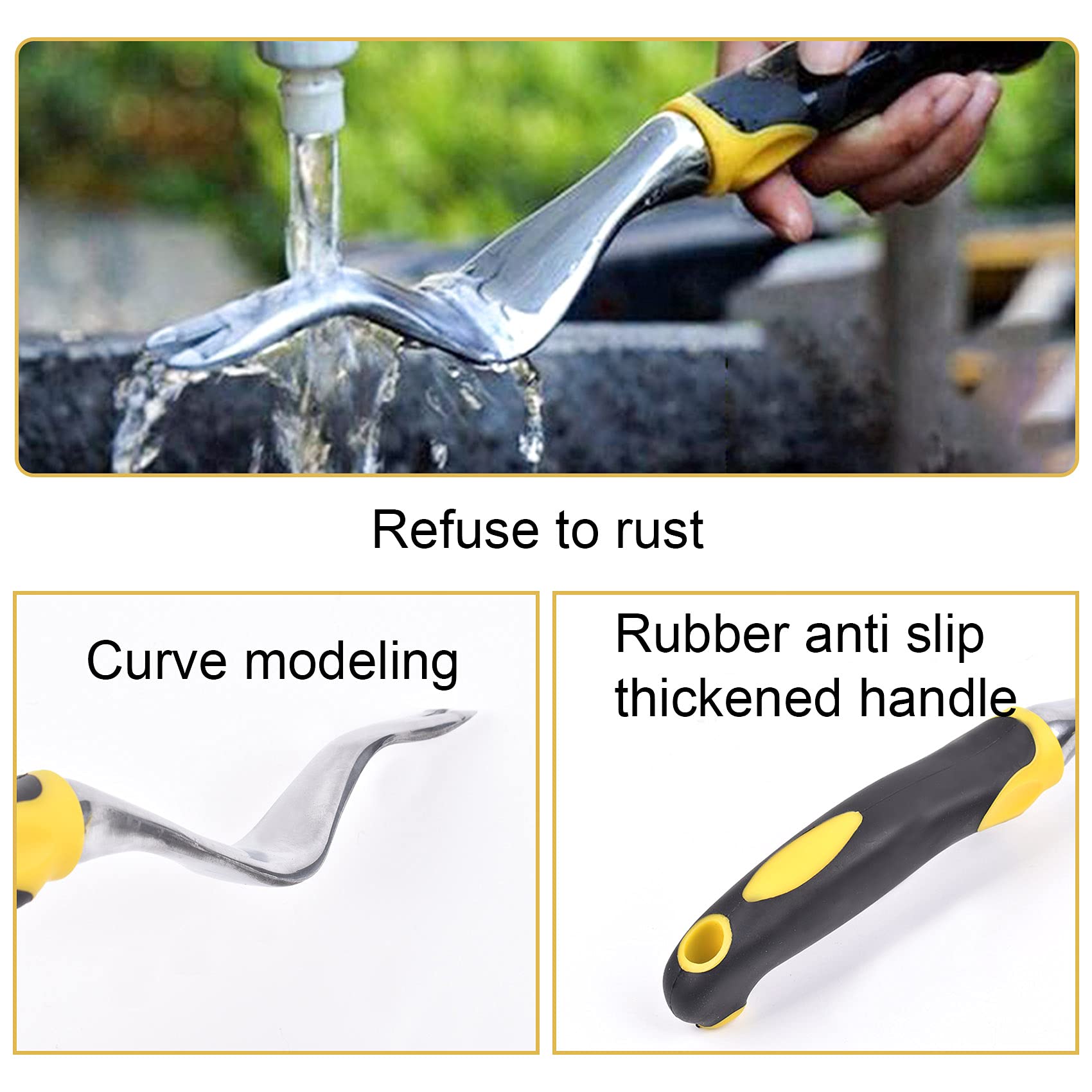 Manual Hand Weed Puller Tool - Ergonomic Weeding Tool for Garden, Farm & Lawn | Efficient Weed Removal & Transplanting | Perfect Gardening Gift for Men & Women | Ideal for Home Gardens, Farms & Landscaping
