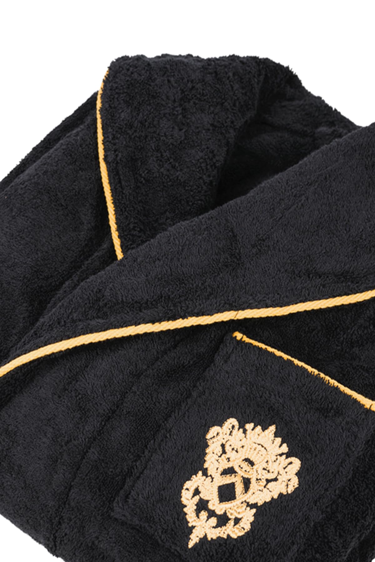Luxurious Shawl Collar Bathrobe with Plush Slippers & Hand Towel Set - Ultra Soft European Crafted Spa Collection for Women & Men - Perfect for Relaxation, Home Spa & Hotel Luxury