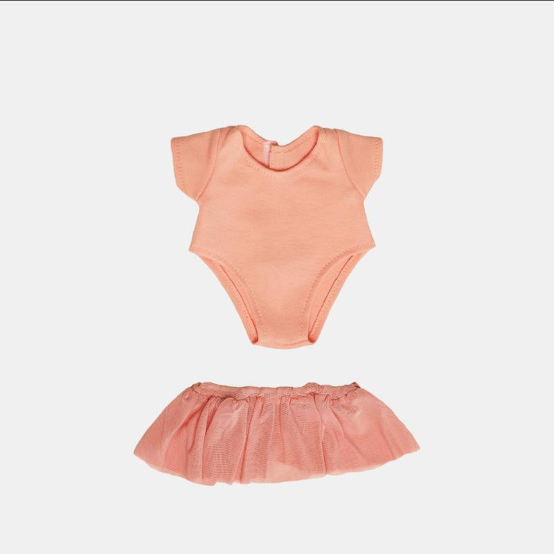 Dinkum Doll Ballet Outfit Set - Toddler Girls Dance Costume with Tutu Skirt & Leotard - Perfect for Ballet Class, Recitals & Dress Up Play