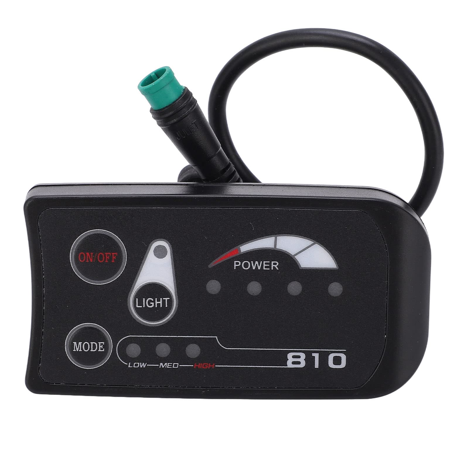 S810 36V 48V Waterproof Electric Bike LED Display Panel - Customizable Settings, Speedometer & Battery Meter for E-Bike Control | Perfect for Commuting, Mountain & City Riding