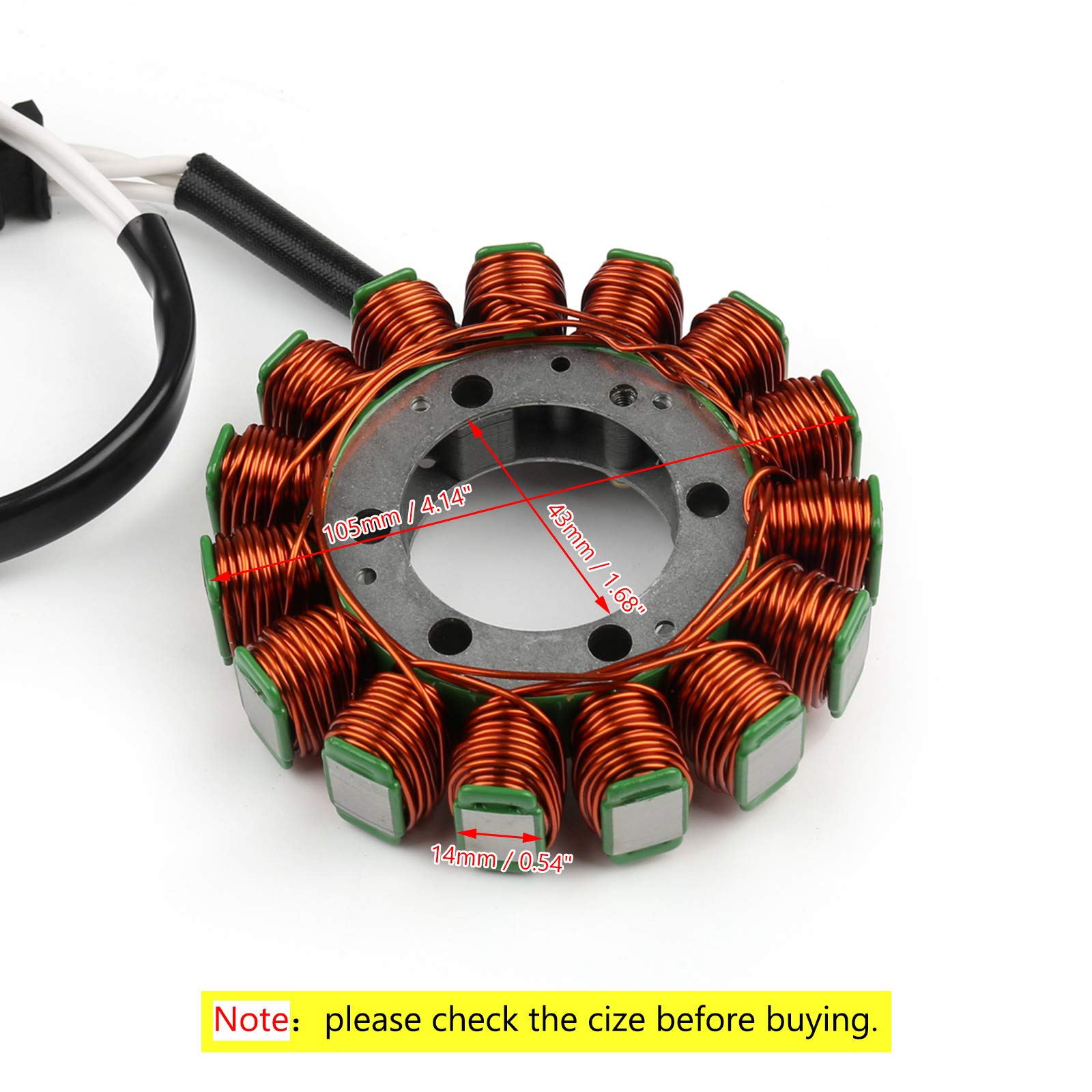 KAWASAKI ZX1000 Ninja ZX-10R 2006-2007 Motorcycle Stator Coil & Magneto Regulator - 21003-0054 Replacement Part for Smooth Engine Performance - Perfect for DIY Repairs & Motorcycle Maintenance