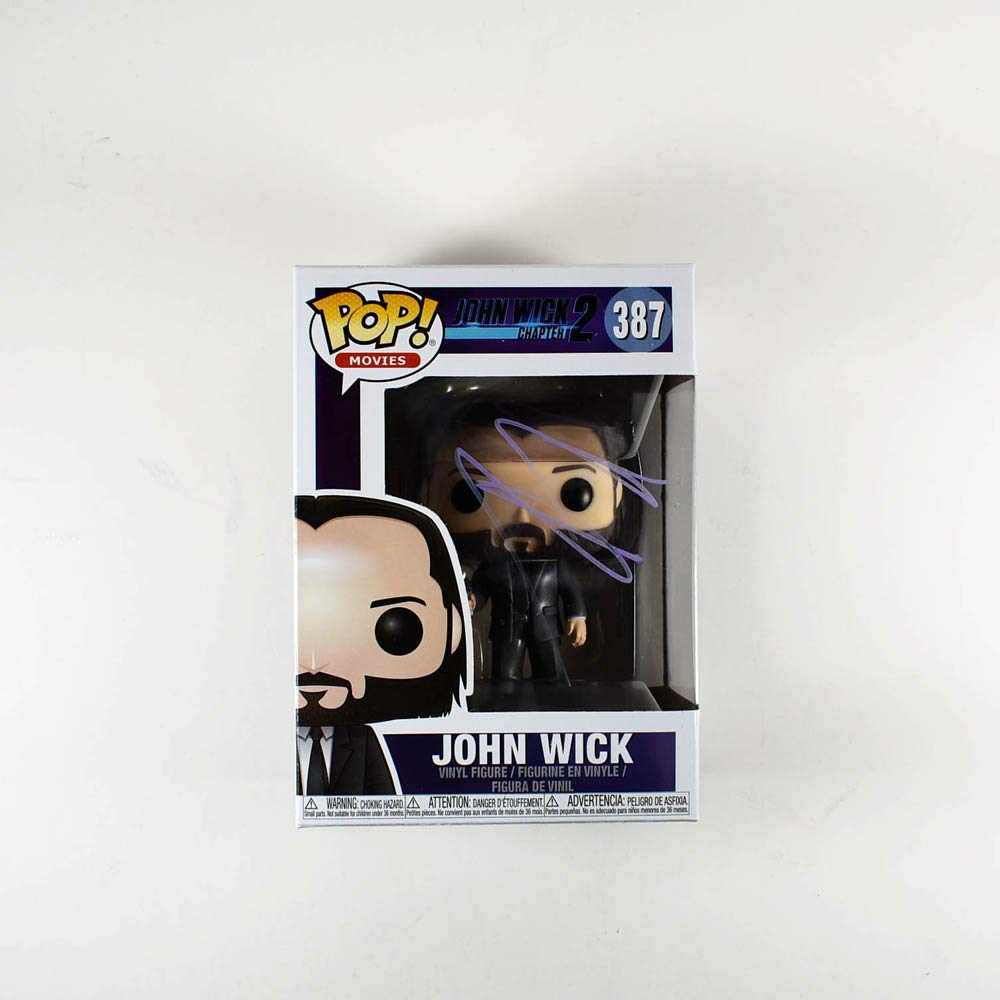 Keanu Reeves 387 Signed Autograph - Certified Authentic with COA - Funko Pop Compatible - Perfect for Collectors & Movie Memorabilia Displays