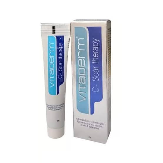 Vitaderm C Scar Gel 20g - Advanced Scar Treatment for Face & Body - Fades Acne Scars, Surgery Marks & Stretch Marks - Dermatologist Recommended - Use for Post-Surgery Recovery, C-Section Healing & Skin Repair