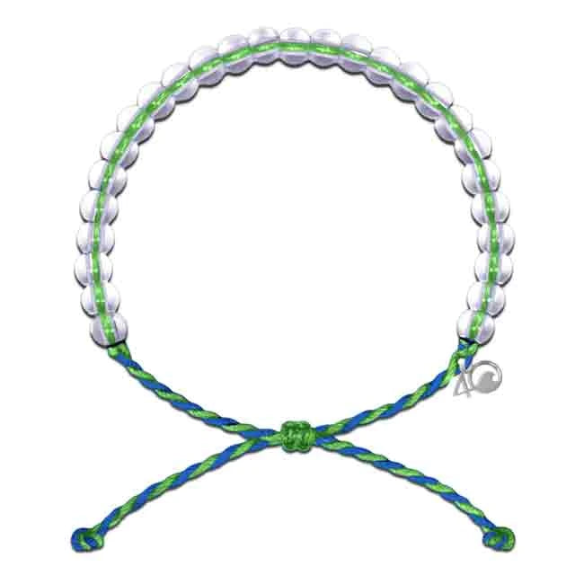 4Ocean Bracelet with Charm - Eco-Friendly Upcycled Jewelry Made from 100% Recycled Materials | Perfect for Beach Lovers & Environmental Activists
