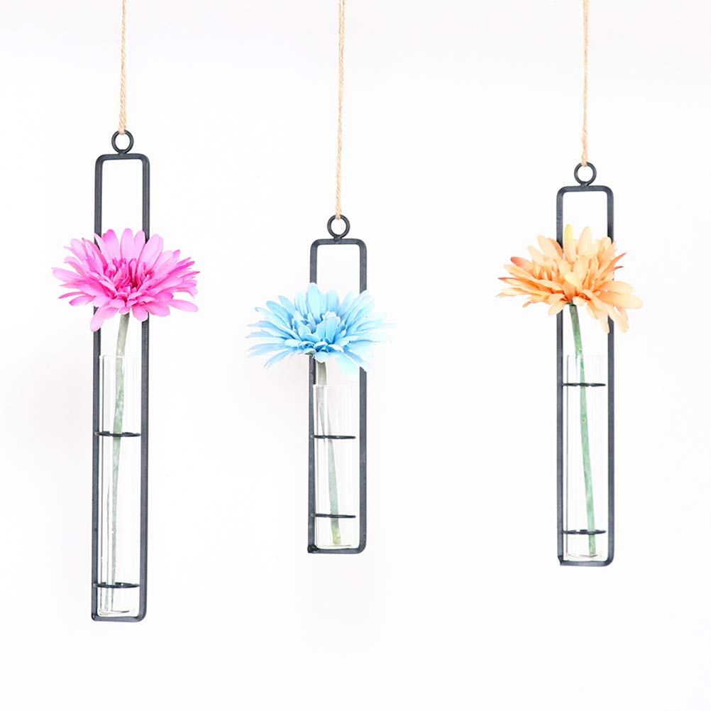 Creative Hanging Flower Pot - Wall Mounted Test Tube Planter for Indoor/Outdoor Plants | Perfect for Home Decor, Office, Garden & Balcony