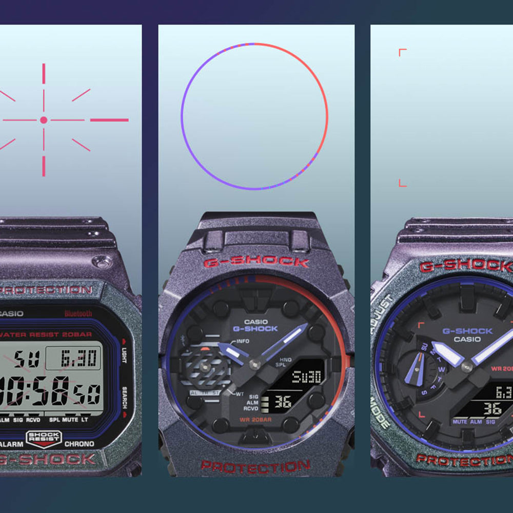 Casio G-Shock GA2100AH-6AD Digital Analog Watch - Shock Resistant, Waterproof, Military Style - Perfect for Outdoor Adventures, Sports & Daily Wear