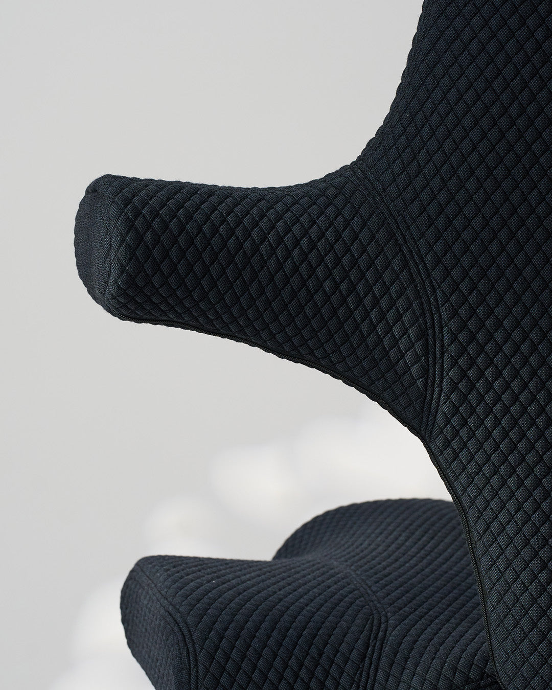 HÅG Capisco 8106 Ergonomic Office Chair with Kvadrat Mosaic 2 Fabric in Black - Perfect for Home Office, Coworking Spaces & Modern Workstations