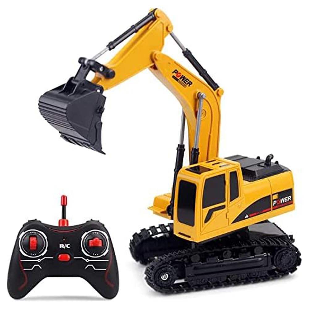 Best Remote Control Excavator Toy for Kids - RC Construction Vehicle with Realistic Digging & Sand Play | STEM Learning, Outdoor & Indoor Playtime Fun