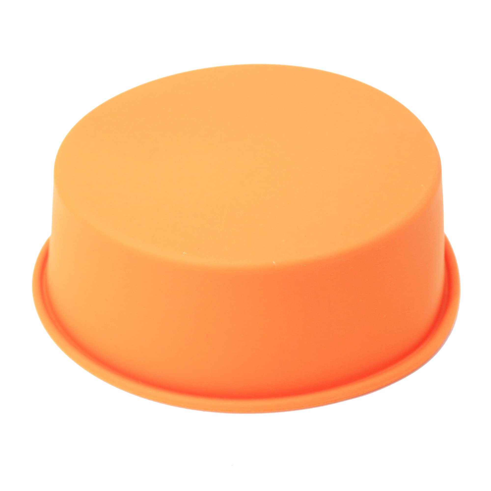 X-Haibei 4.5 Inch Flexible Silicone Baking Mold - Round Cake Pan, Bread Maker, Perfect for Sandwiches & Hamburgers - Ideal for Home Baking, Party Snacks and Kids Lunch Prep