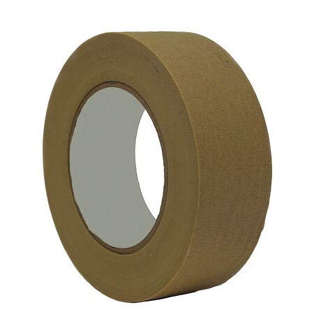 Premium Kraft Paper Masking Tape - Tan, 1.5 Inch x 60 Yards - Strong Adhesive for Painting, Labeling, Crafting & DIY Projects - Perfect for Home, Office & Art Studios