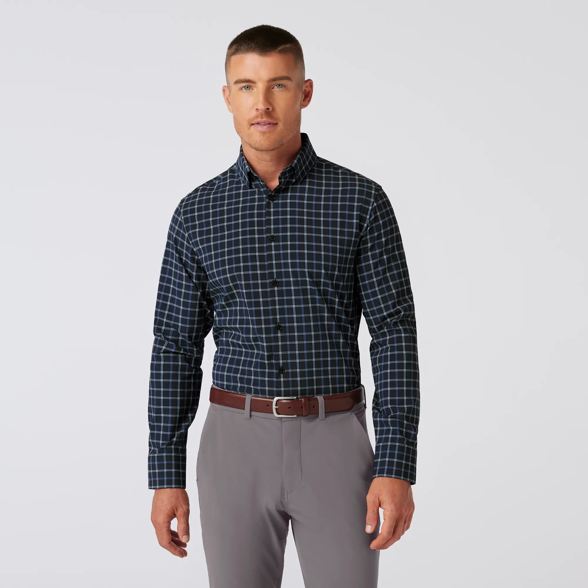 Premium Leeward Men's Dress Shirt - Slim Fit Business Casual Button Down Shirt for Office & Formal Occasions | Wrinkle Resistant & Breathable Fabric for All-Day Comfort