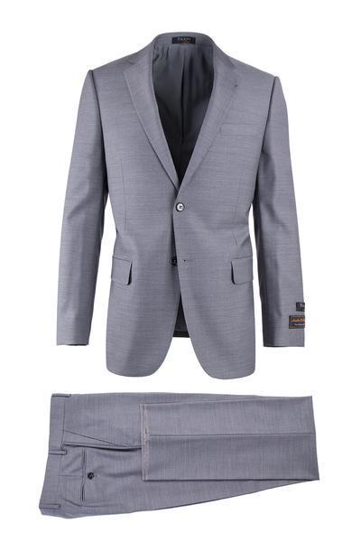 Men's Light Gray TIG Novello Suit - Premium Slim Fit Business Attire for Weddings, Interviews & Formal Events