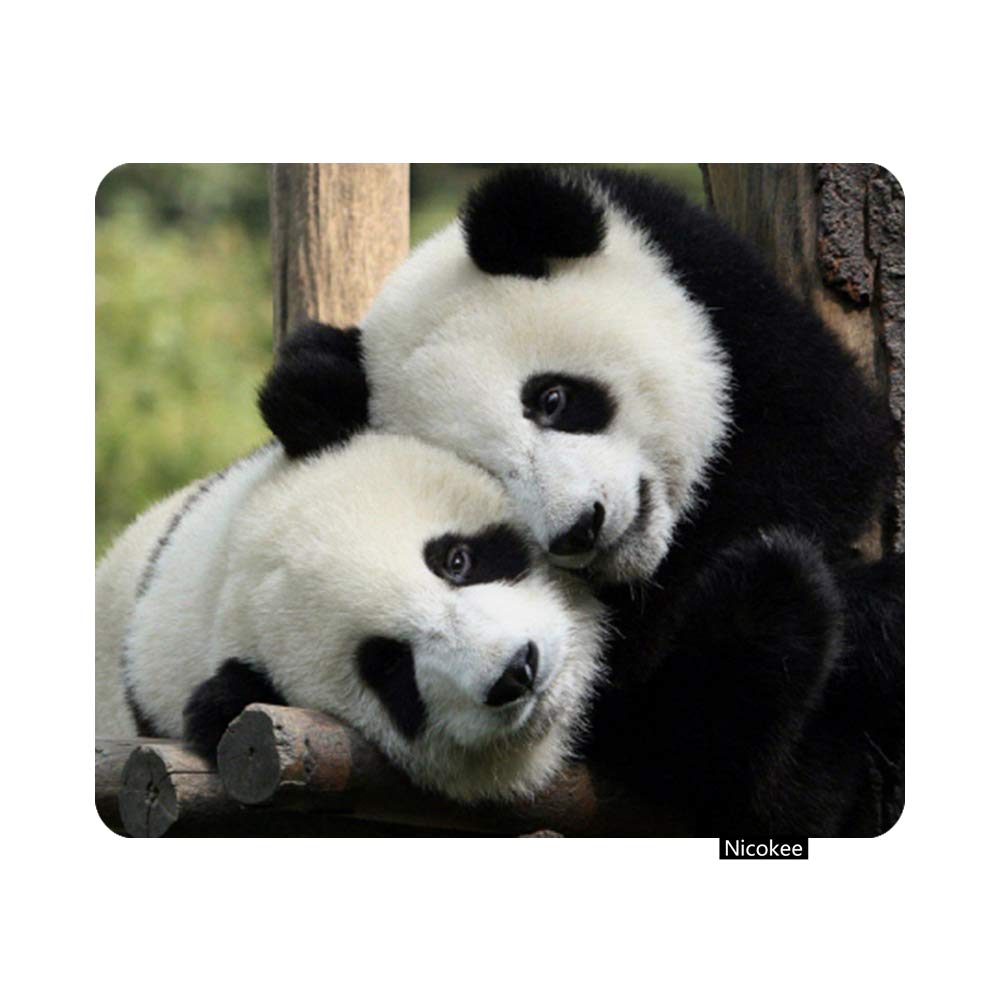 Premium Non-Slip Gaming Mouse Pad with Cute Panda Design - 9.5x7.9 Inch Rubber Base Computer Mousepad for PC, Laptop, Office & Home Use - Perfect for Gamers, Workstations and Home Desktops