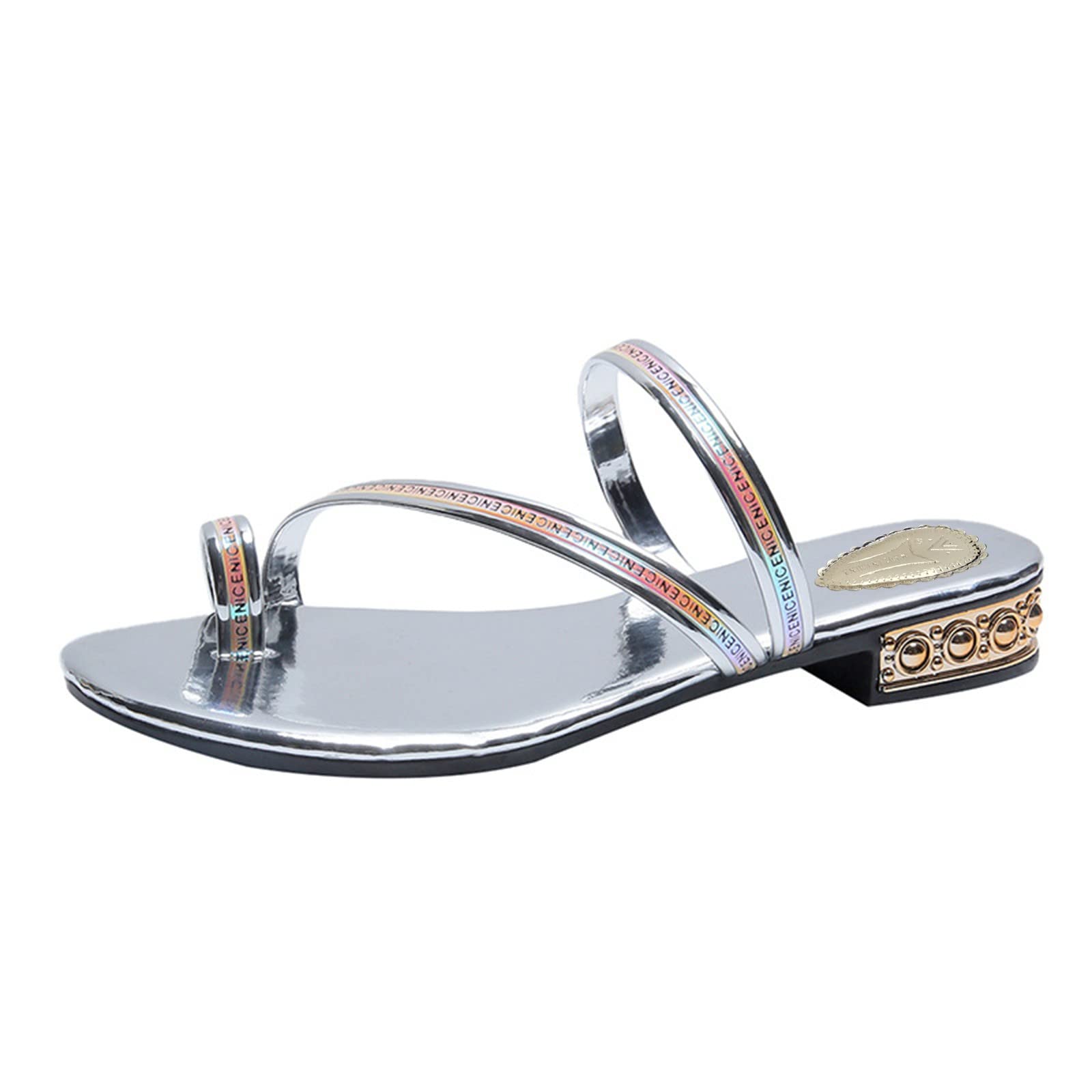Breathable Women's Summer Sandals with Heel Support - Slip-On Casual Toe Sandals for Women | Perfect for Beach, Walking & Outdoor Activities