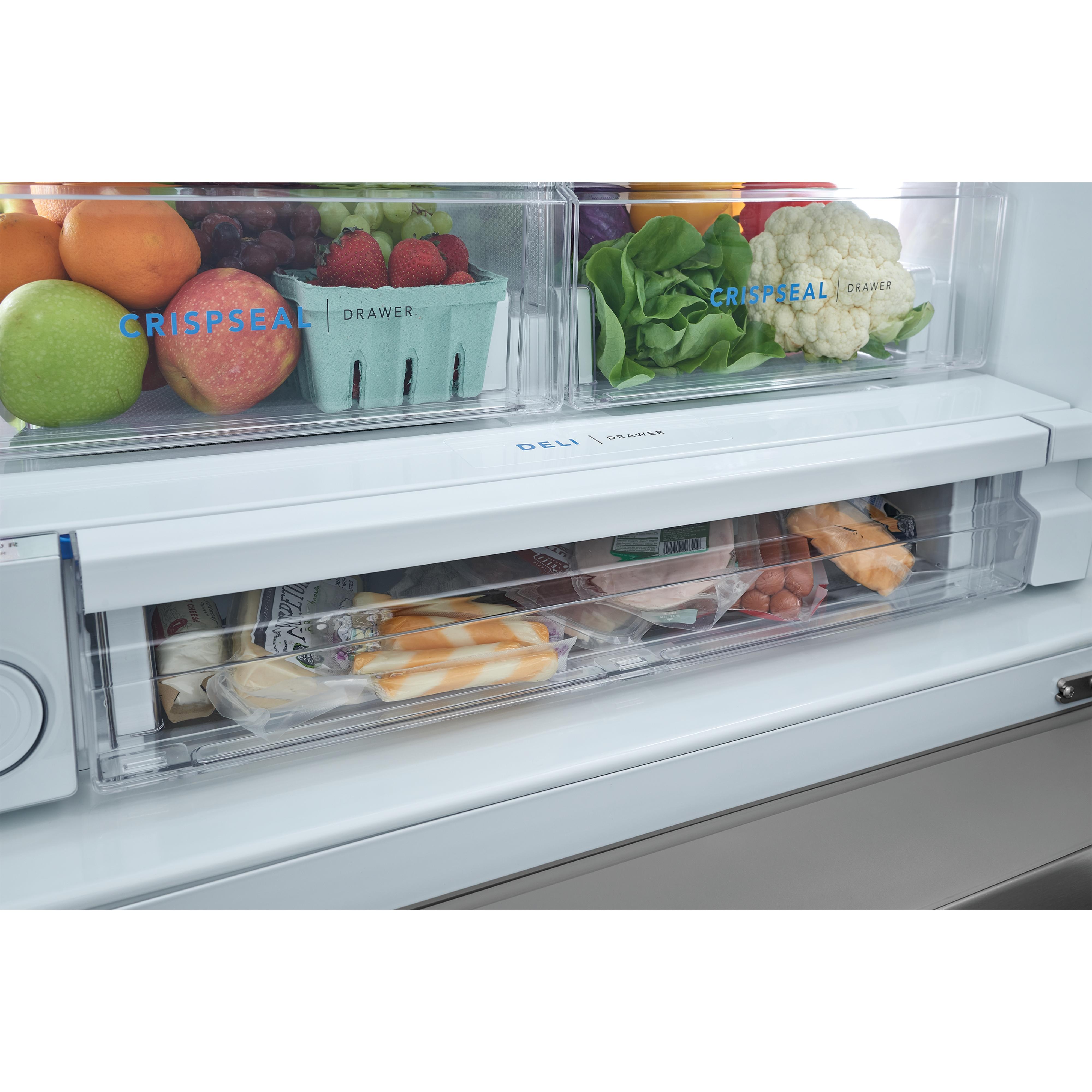 Frigidaire 36-Inch French Door Refrigerator with 22.6 cu. ft. Capacity, Ice & Water Dispenser - FRFC2323AS [Open Box] - Perfect for Modern Kitchens & Entertaining
