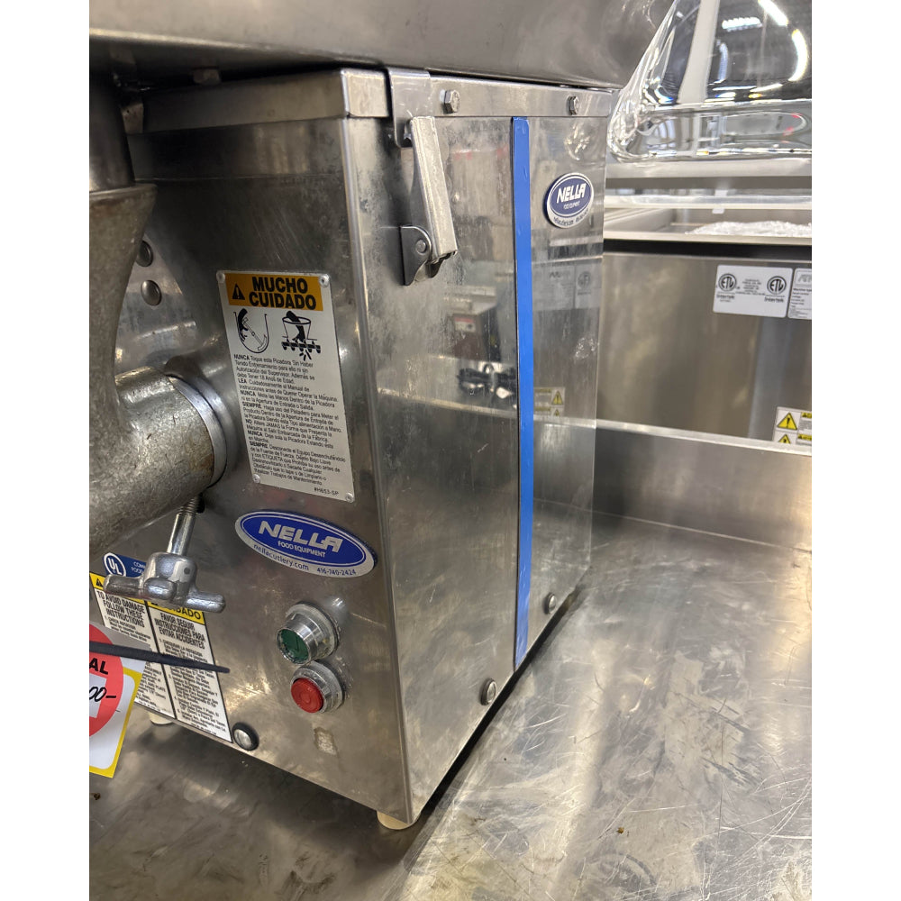 Used Biro 922SS Manual Feed Grinder with Aluminum Head - Commercial Kitchen Meat Processing for Delis & Butcher Shops