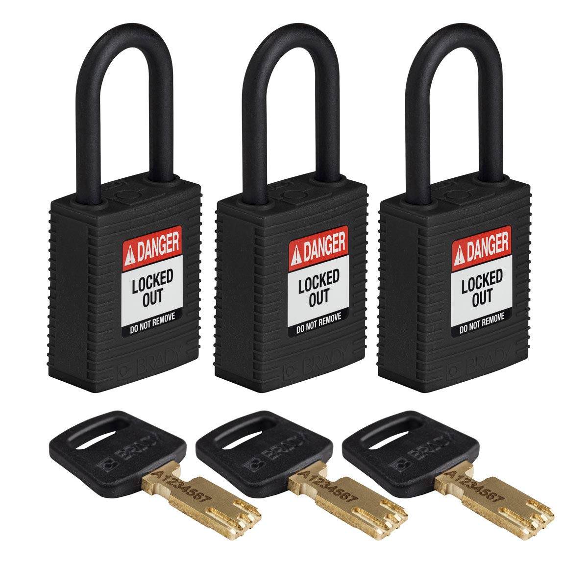 Brady SafeKey Lockout Padlock - 1.5