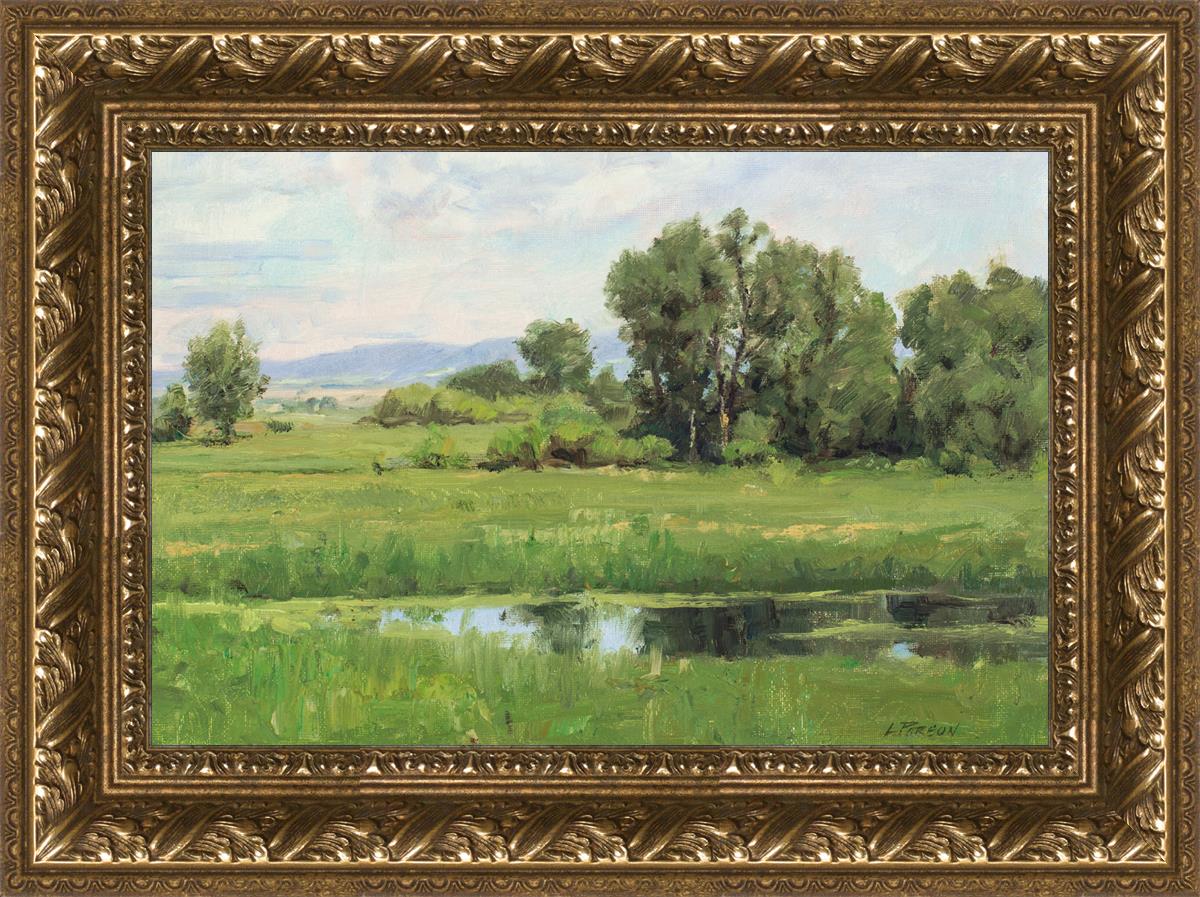 Poplar Springs By Leon Parson - Premium Landscape Art Print for Home & Office Decor | Nature Scenery Wall Art for Living Room, Bedroom or Office